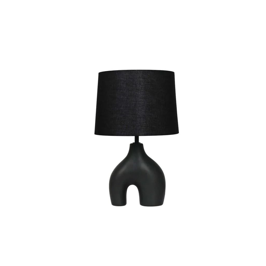 Vividitto - Lane U Shape Black - Black Fabric Shade