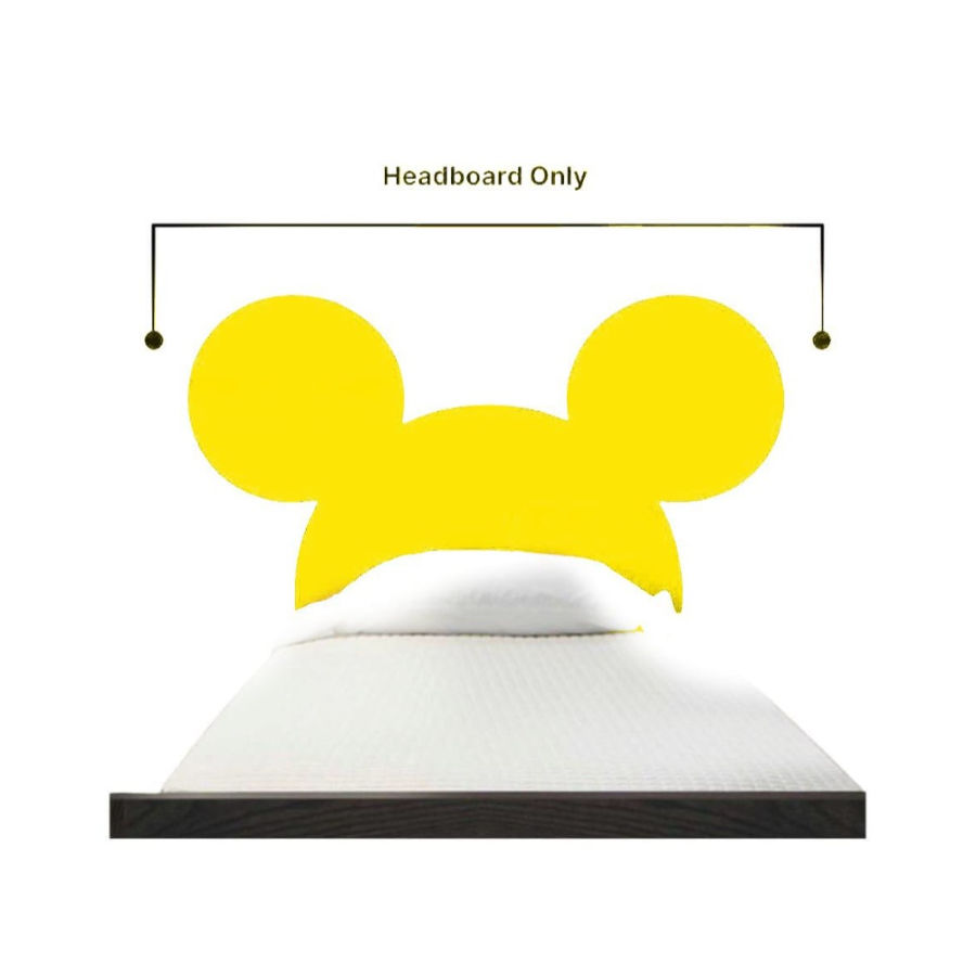 Yellow Mickey mouse shape double