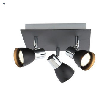 Polished Chrome and Matt Black Spotlight
