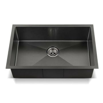 KITCHEN SINK H/M HALF BOWL - BLACK