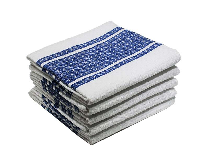 Multipurpose, Easy Fit, Absorbent Kitchen Towel - Design 2016 - 050x075cms - (05 Pc Pack) - Stripes - Gulf Stream