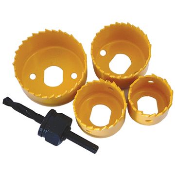 Hole Saw Set 5Pce Carbon Steel