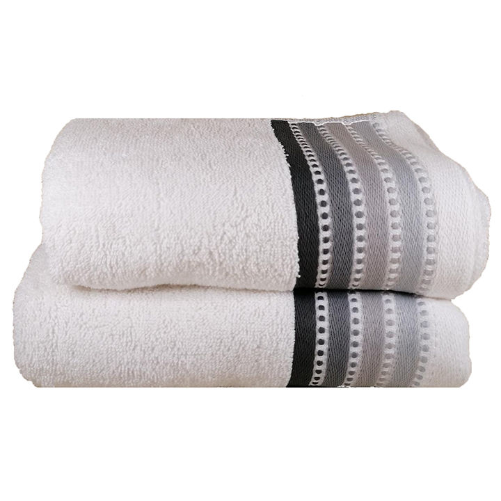 Royal Turkish Collection -450gsm -100% Cotton -Bath Sheet -White -Pack of 2