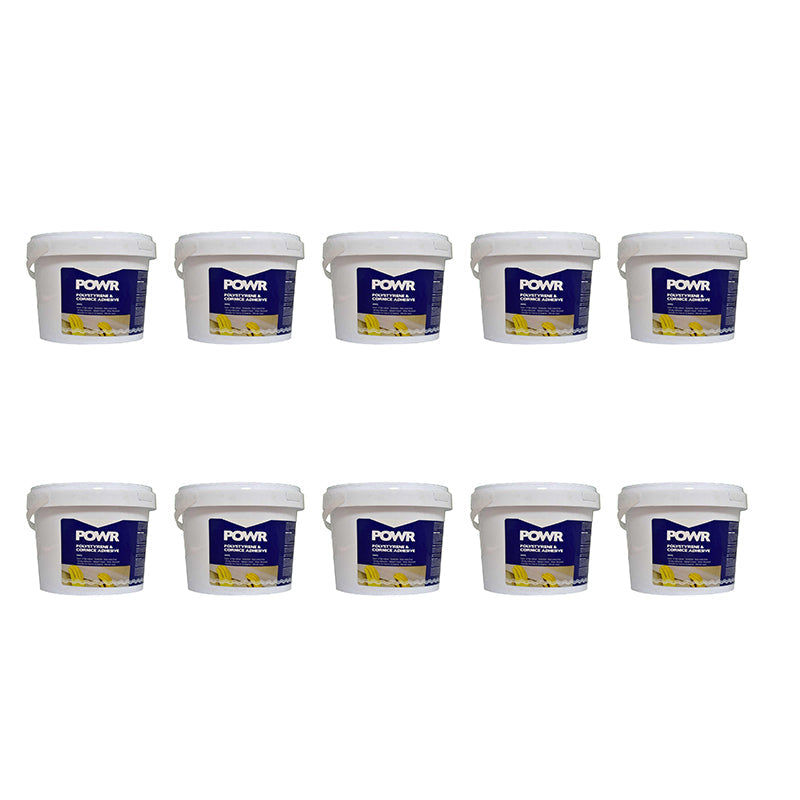 POWR Polystyrene Adhesive Bucket 1Kg ( 10 Pack )