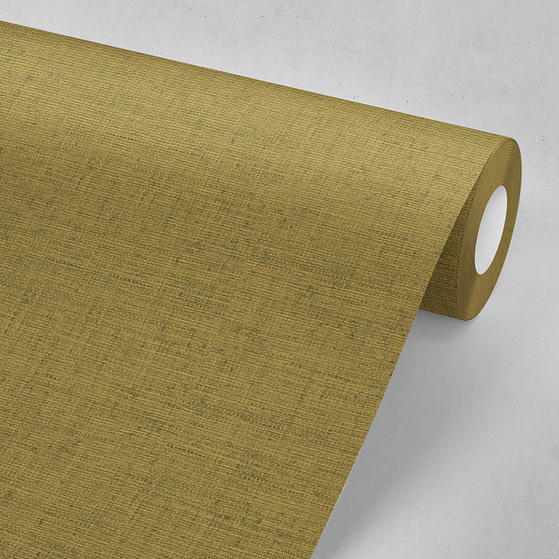 Easy to Apply DIY Wallpaper Roll in Dusty Mustard