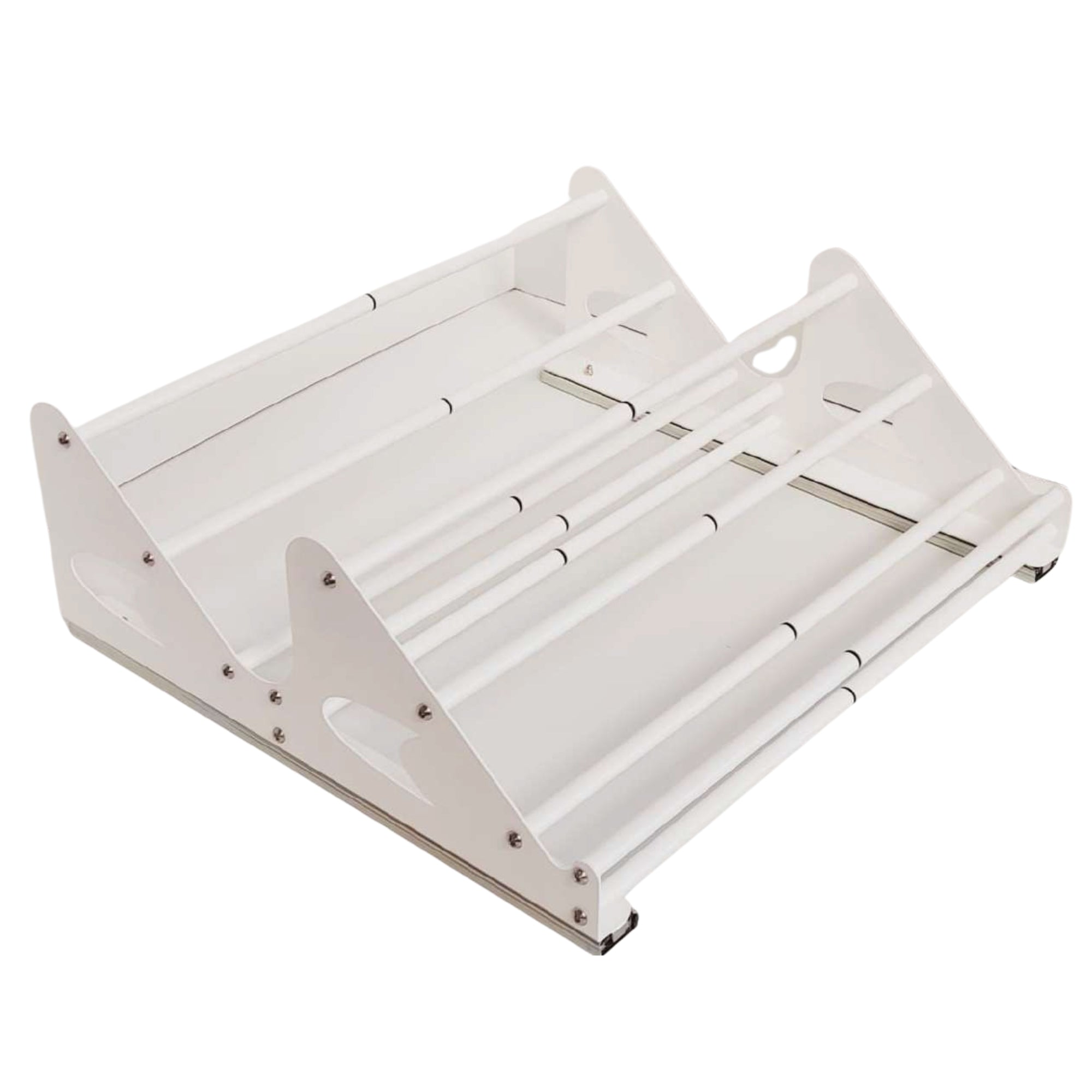 ROCO Adjustable Shoe Rack White 704mm x 405mm x 107mm