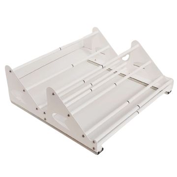 ROCO Adjustable Shoe Rack White 704mm x 405mm x 107mm