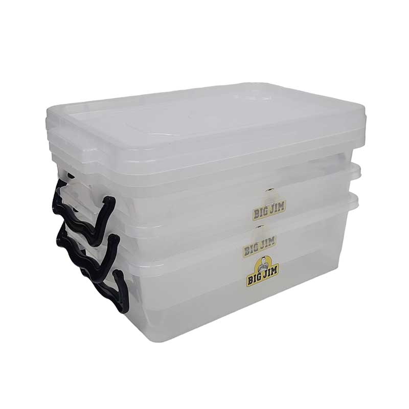 BIG JIM Storage Bin Multibox Set 8 Litre 3 Piece