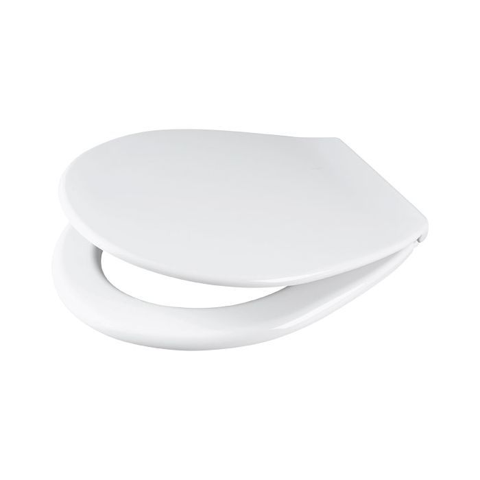 Wirquin Toilet Seat - BPA Free Plastic - Neon White - 600g - Bulk Pack of 5