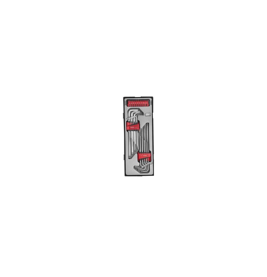Force 29Pc L Key And Bits Set (Sae) - 2 Pack