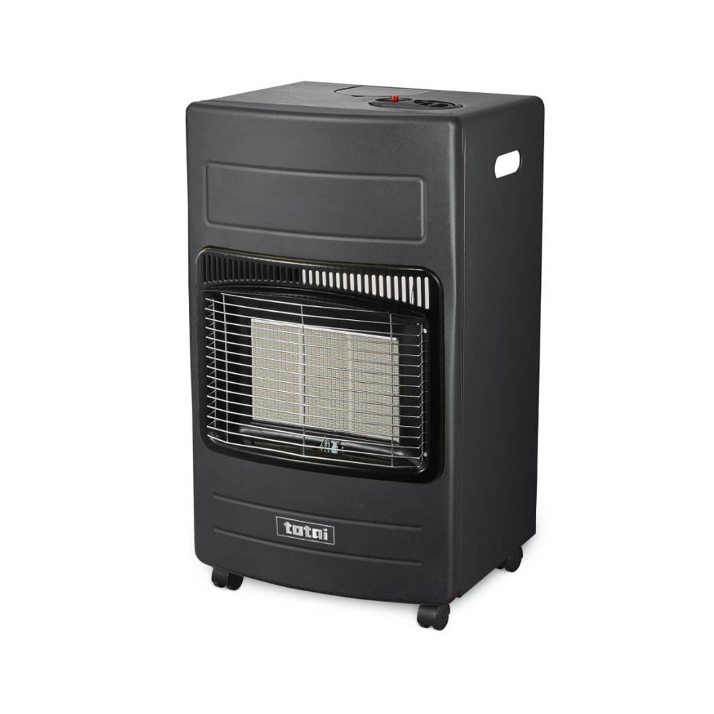 Totai Roll-About Gas Heater - Black