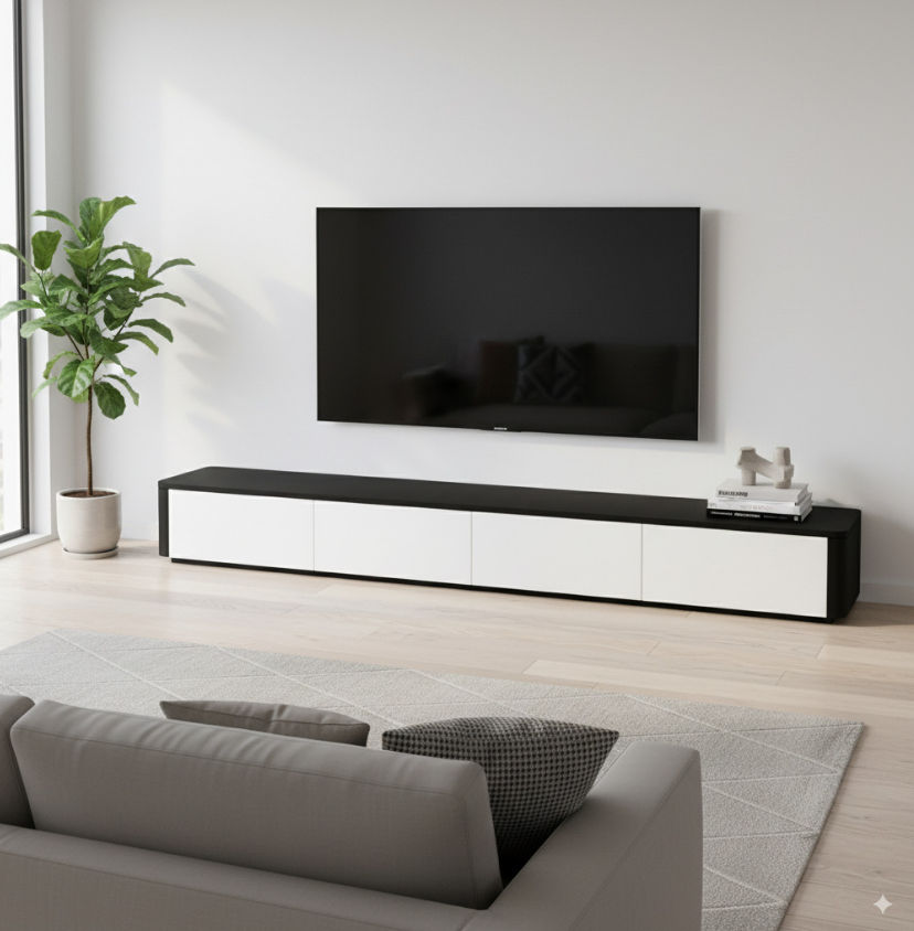 Ashley Tv Stand Black and White
