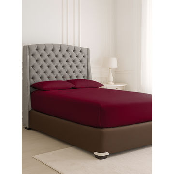 Simply Sleep - Everyday Collection Fitted Sheet - 90GSM- Pomegranate - Single XL (30pc)