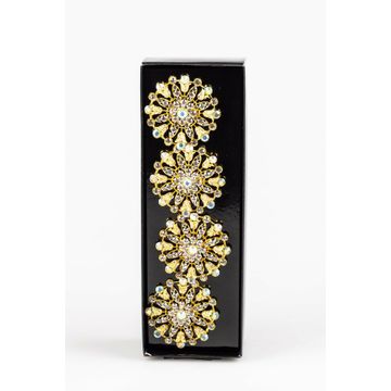 Gold Napkin Ring Set/4