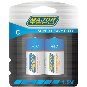 C Super Heavy Duty Batteries (R14P - BP2G) - Major Tech