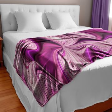 Satin Shimmer Large Light Weight Fleece