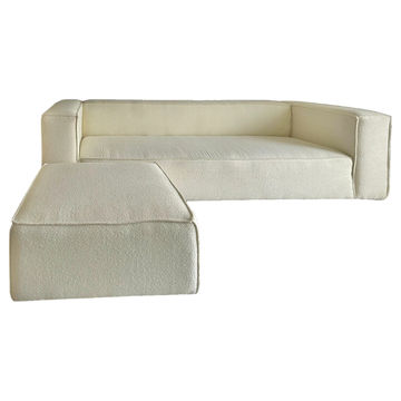 Newport Boucle 3-Seater Sofa