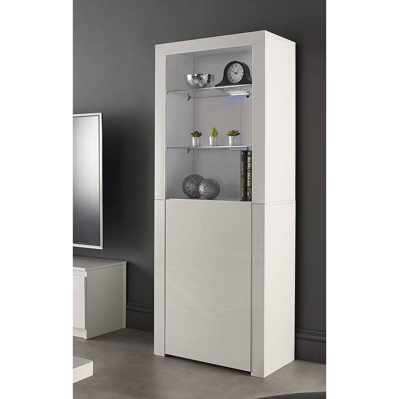 Bloom Tall Sideboard White