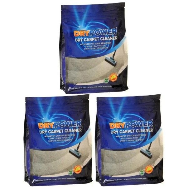 DryPower Magic Dry Carpet Cleaning Powder - Pack of 3