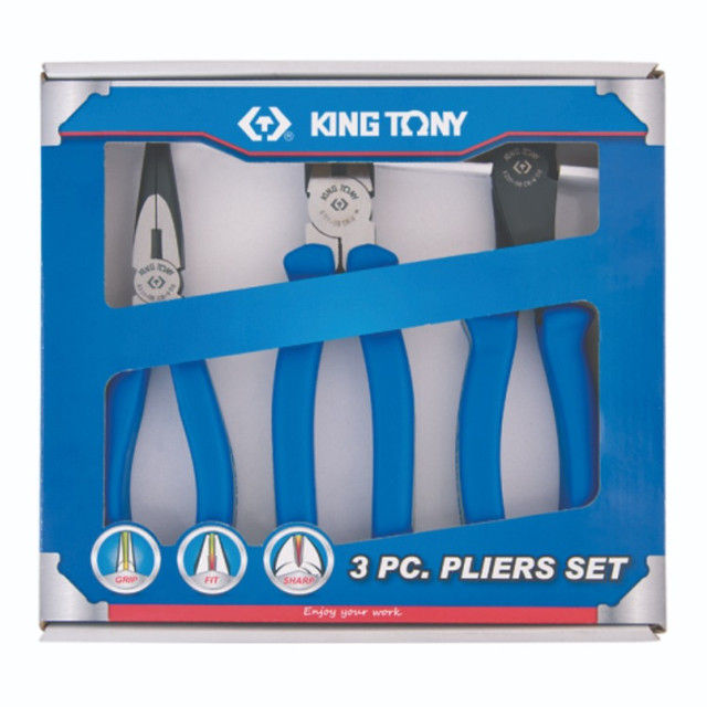 King Tony - Pliers Set 8" - 3 Piece