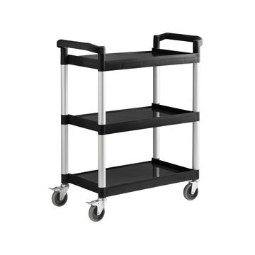 Plastic tea trolley (3 tier) no-bins SmartChef