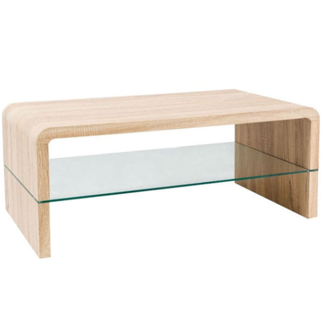 Arch High Gloss Coffee Table -Nature