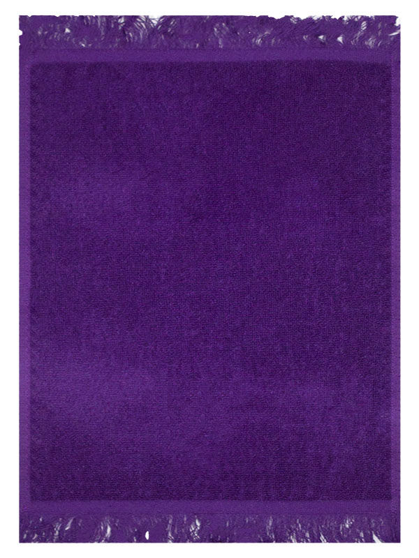 Recycled Yarn - Ocean's 380GSM - Fringe Towels - Violet (01 Piece Pack)