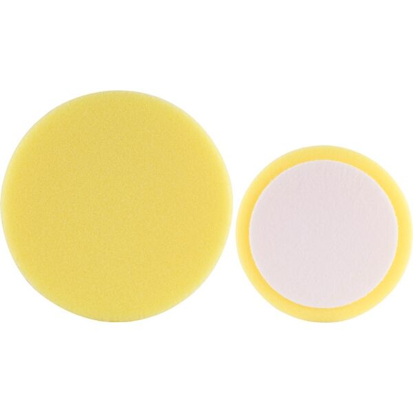 Foam Pad Hook And Loop Yellow Sponge 150Mm 6" Heavy Cutting