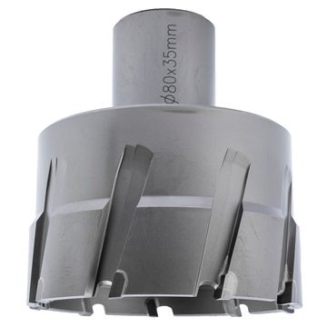 Annular Hole Cutter Tct 80 X 30Mm Weld Shank 31.75Mm