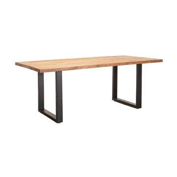 Vividitto - Funi Solid Wood Dining Table - 200 x 100 cm (6-8 Seater)