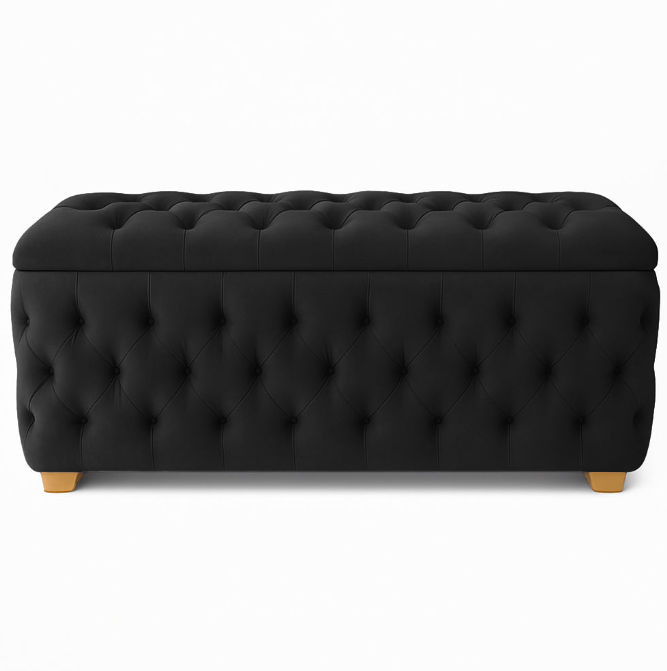 Ava Storage Box -Double Large - Black