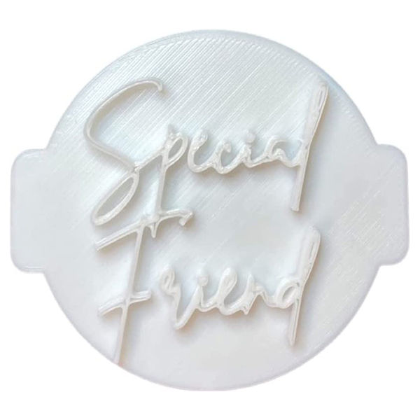 Home Hub 'Special Friend' Cookie Embosser