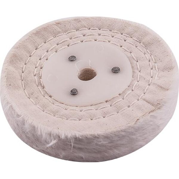 White Buff/Mop 100Mm X 2 Section X 20Mm Thick