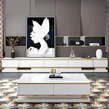 KC FURN Berlin Modern TV Stand and Coffee Table Set