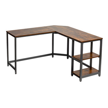 1.38M L SHAPED DESK CORNER LAPTOP TABLE