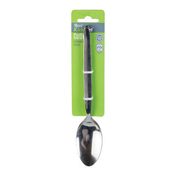 Spoons - Kitchen Utensils - Stainless Steel - Silver - 4 Piece - 3 Pack