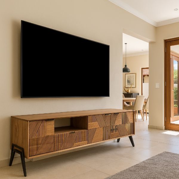 KC FURN – Paris Acacia Wood Media Unit