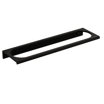 AURA MATT BLACK - TOWEL BAR 600MM