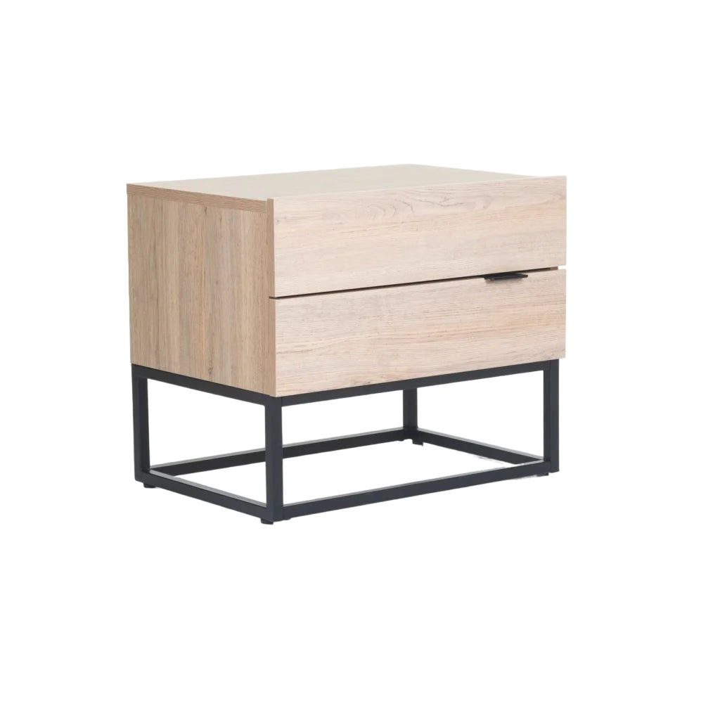 Vividitto - Azrael 2  Drawer Pedestal - Oak