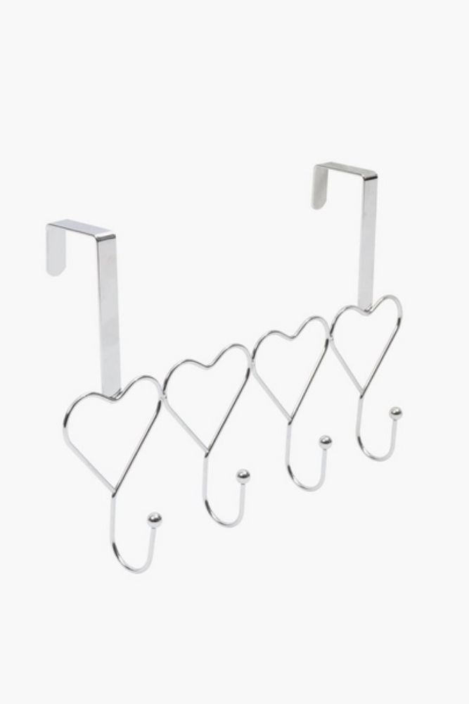 CHROME HEART OVER THE DOOR HOOK Decorative, Practical & Easy-to-Use Organizer