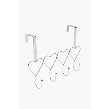 CHROME HEART OVER THE DOOR HOOK Decorative, Practical & Easy-to-Use Organizer