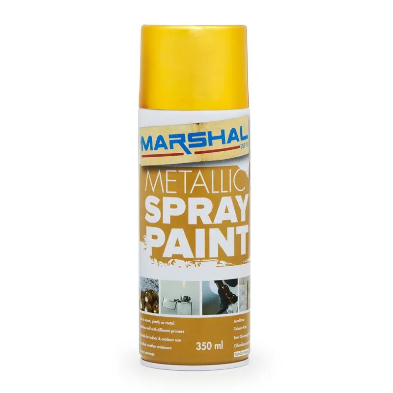 Marshal Spray Paint, Rich Pale Gold, 350ml