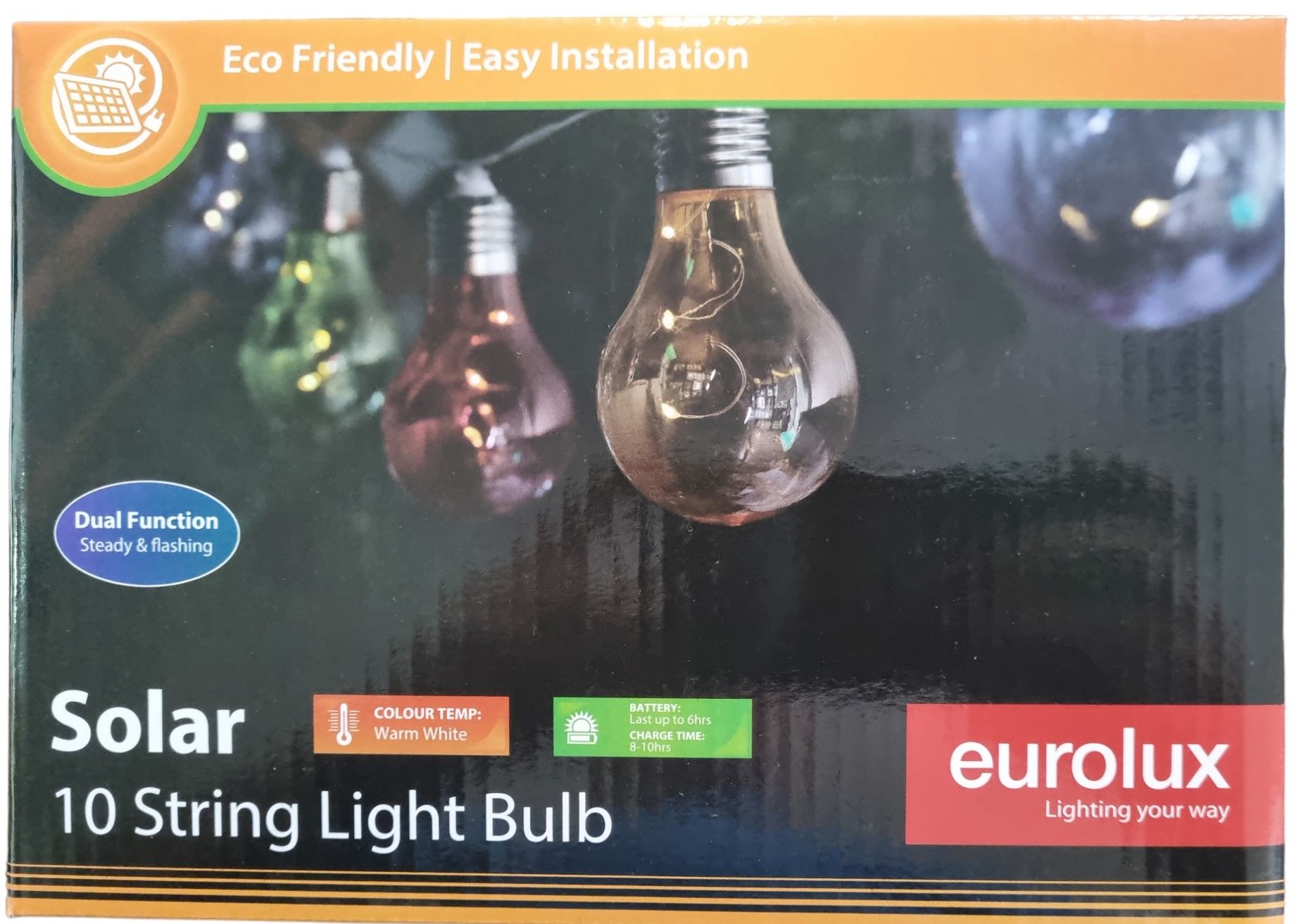 Solar string light bulk bulb kit - 10 bulbs H215