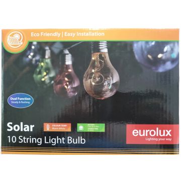 Solar string light bulk bulb kit - 10 bulbs H215