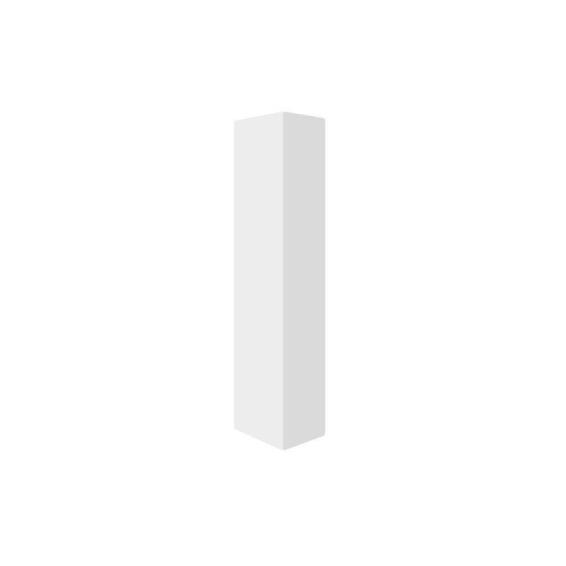Pack of 4 HDPS Skirting Block White T23mm x W23mm x L152mm