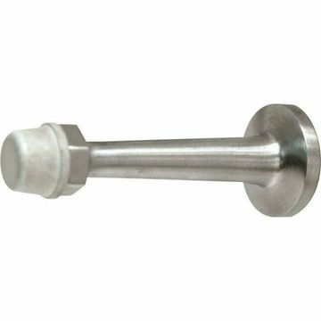 Wall mounted door stop - solid brass