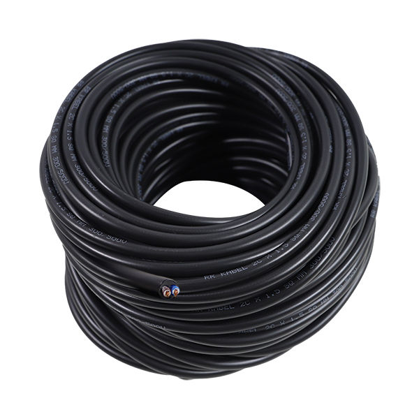 1.5mm x 2 CORE BLACK CABTYRE /50M