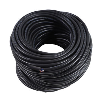 1.5mm x 2 CORE BLACK CABTYRE /50M