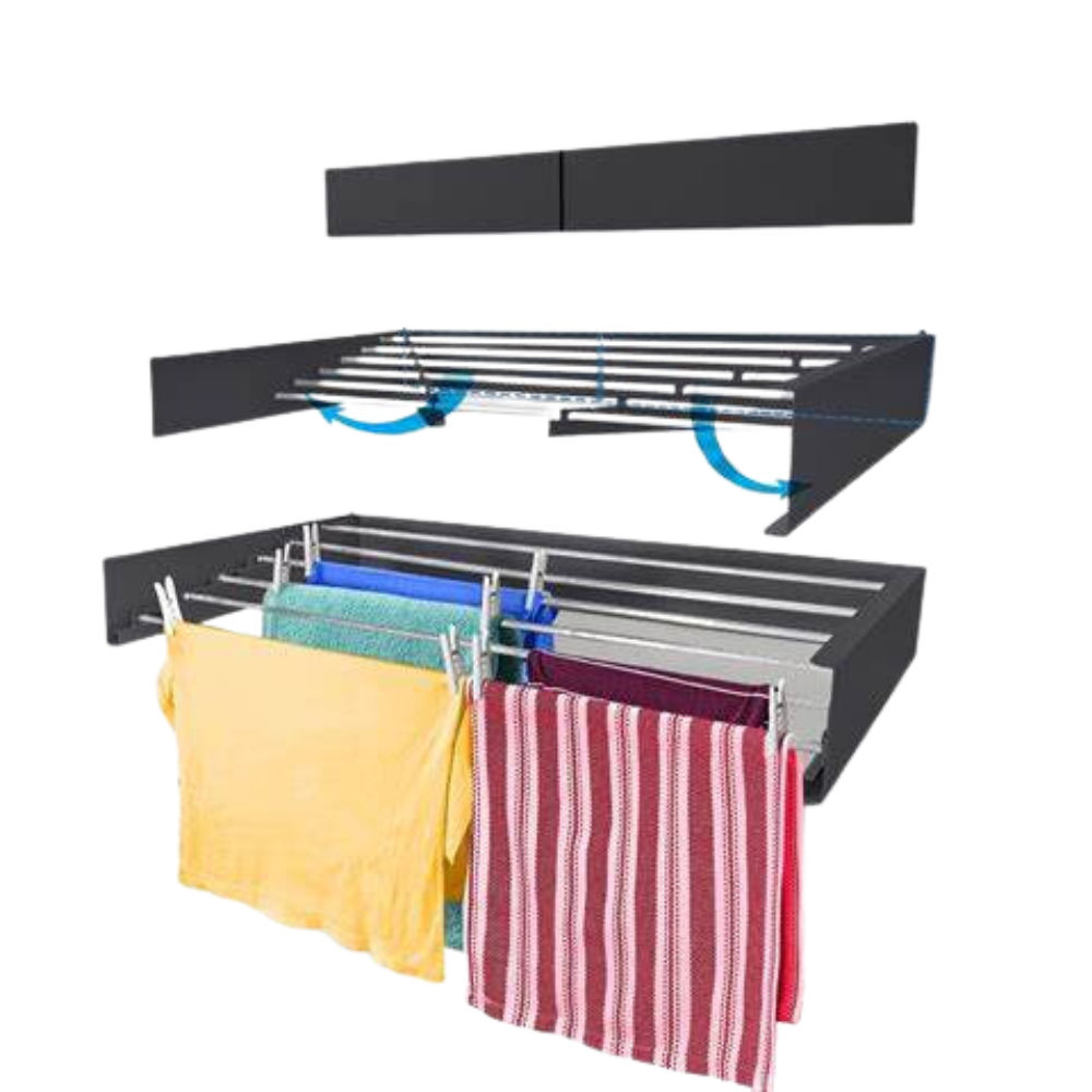 Bodie Universal - Concealed Drying Rack - Black