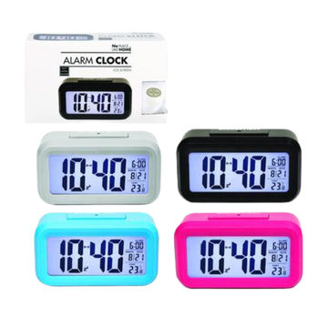 Clock Alarm Digital 5 Function 8cm x 13cm (Pack of 4)